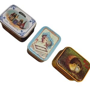 3 Retro Reproduction Bristol Ware Tins 1983 Bon Ami, Heinz, Nabisco Great Shape!